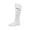 White, variant on Fesfesfes Booties For Women Low Heel Large Pile Up Comfortable Flat Sole Solid Color Knee Length Women's Boots 6.5(38)