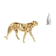 thumbnail image 1 of Escultura De Pingüino Guepardo Dorado, Centro De Mesa Decorativo, Estatua De Resina Coleccionable, Adorno Para Oficina, Decoración Del Hogar, Inauguración De La Casa, Dormitorio, 1 of 8