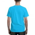 thumbnail image 4 of ALLNOB Men's Short Sleeve Standard T-Shirt 150g - Car Design Spider Baby Blue, 4 of 8