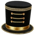 thumbnail image 1 of Sombrero de cascanueces Banda Juego de rol importante Disfraz Banda de música Accesorio de cosplay Negro, 1 of 8