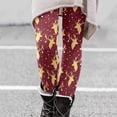 thumbnail image 2 of Gyexs Christmas Leggings for Women Plus Size Funny Xmas Graphic High Waist Leggings Soft Comfy Ankle Length Pajama Pants A01 H & S, 2 of 5