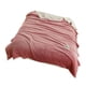 thumbnail image 5 of Manta de sherpa de franela de tiro de manta de sofá suave de 2 niveles para sofá / cama / sofá A_80x100cm BLESIY Manta de lana, 5 of 8