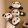 thumbnail image 2 of Hot Selling Women's Trendy Cute Panda Plush Claw Clip Women's Back of Head Hair Clip Cartoon Clip Hair Bun Shark Clip Hair Accessories Headwear Christmas Gift Party Favor, 2 of 8