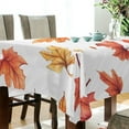 thumbnail image 5 of Yayeee Tablecloths 54" x 72" Rectangle Wrinkle Resistant Party Table Cover, Watercolor Autumn Leaves, 5 of 8