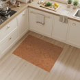 thumbnail image 2 of ODIKA 3'x5' Washable Accent Rug Pet Friendly, Non-Shedding Mat Orange Symmetrical Halloween Terracotta Motifs Repeating Bathroom for Bedside, Nursery Room, 2 of 7