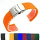 thumbnail image 1 of Accesorios Correa de reloj deportiva de silicona con diseño de neumático de 18 24 mm y rayas verticales, 1 of 5