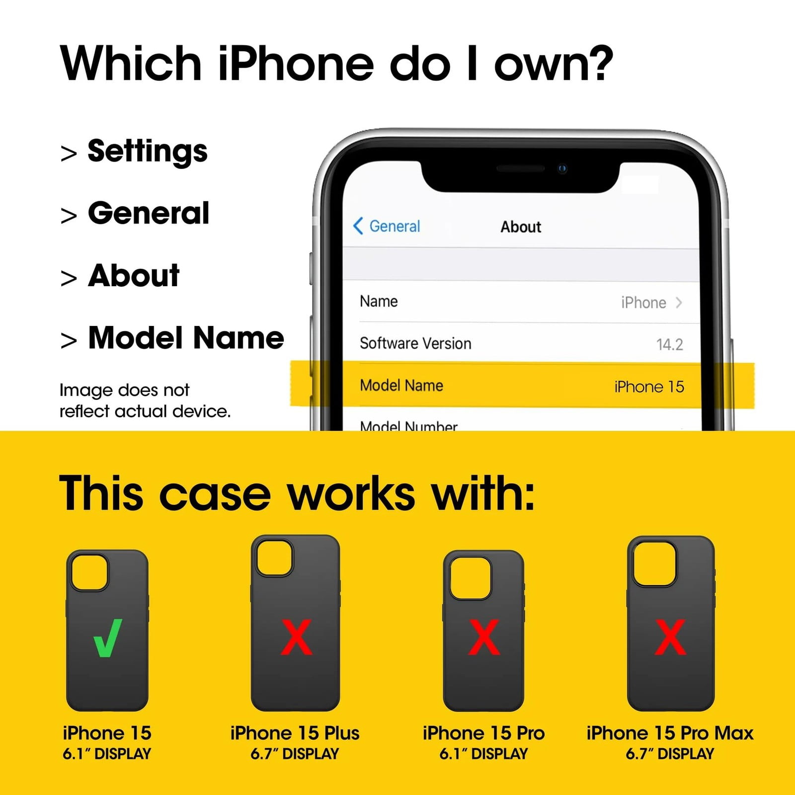 OtterBox iPhone 16e, iPhone 15, iPhone 14, and iPhone 13 Commuter Series Case - MagSafe Edition - Black, Slim & Tough, Pocket-Friendly, with Port Protection