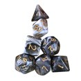 thumbnail image 3 of Juego de dados digitales multifacéticos D4 D6 D8 D10 D12 D20 Dados poliédricos de dos colores Likrtyny Para estrenar, 3 of 8