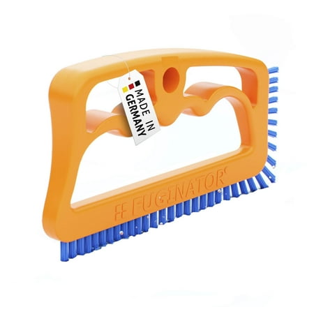 Fuginator Scrub Brush for Tile and Grout: Stiff Nylon Bristle Scrubbing Brush - Bathtub and Shower Scrubber for Floor Joints and Tile Seams - Cleaning Brushes and Supplies for Bathroom and Kitchen (Best Grout For Shower Floor)