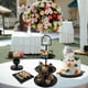 thumbnail image 5 of Juego de 7 soportes de metal para tartas, soporte redondo de 3 niveles, para cupcakes, bandeja de servir para fiestas, bodas, cumpleaños, baby shower, aniversario, 5 of 9