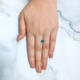 thumbnail image 3 of Certified Genuine 1.25 Carat London Blue Topaz Cushion Shape Mixed Cut 6x6 mm Loose Gemstone December Birthstone, 3 of 7