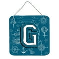 thumbnail image 7 of Carolines Treasures CJ2014-EDS66 Letter E Sea Doodles Initial Alphabet Wall or Door Hanging Prints 6HX6W multicolor, 7 of 7