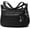 Black, variant on Women's Crossbody Leather Handbag Pocket Book Lightweight Shoulder Purse
