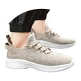 thumbnail image 3 of WEAIXIMIUNG Sneakers Men Size 15 Wide Men Sports Shoes Outdoor Fashionable New Pattern Solid Color Mesh Breathable Comfortable Lightweight Non Summer Lace Up Casual Shoes, 3 of 9