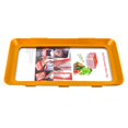 thumbnail image 1 of Bandeja de conservación de alimentos Platos de almacenamiento de alimentos frescos de plástico Contenedor naranja, 1 of 5