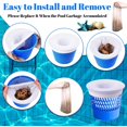 thumbnail image 4 of Calcetines de skimmer de piscina de 20 piezas, calcetines de skimmer de piscina para cesta, filtro de skimmer de piscina de nailon para partículas de limpieza, hojas, escoria, cabello, 4 of 5