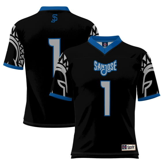 Men's GameDay Greats #1 Black San Jose State Spartans Football Jersey