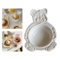 thumbnail image 6 of Korean Style Cartoon Ceramic Bowl Cereal Breakfast Bear-shaped Oatmeal Bowl, 6 of 9