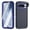 Deep Blue, variant on Dteck for Google Pixel 9 Case with Screen Protector + Camera Lens Protector, Heavy Duty Drop Protection Full Body Rugged Shockproof Military Protective Tough Durable Cell Phone Cover,Black