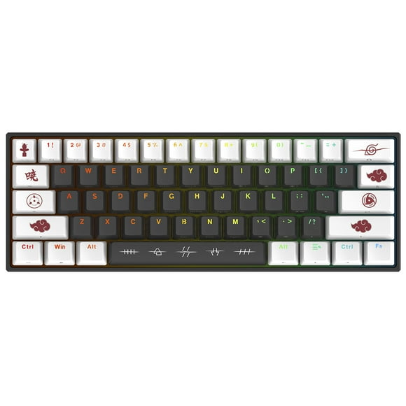 Teclado Mecanico 60 Alámbrico Checkpoint Naruto KX400 Gaming