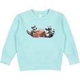 thumbnail image 2 of Inktastic Raccoon Tea Party Toddler Sweatshirt, 2 of 4