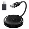 thumbnail image 1 of Carplay Wireless Adapter for iOS iPhone, Mobile Phone to Car USB Bluetooth(Black), 1 of 5