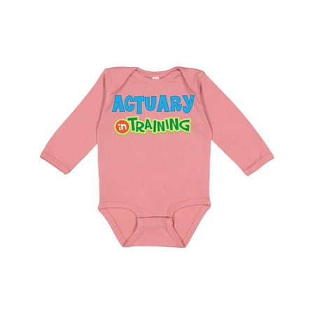 

Inktastic Actuary in Training Gift Baby Boy or Baby Girl Long Sleeve Bodysuit