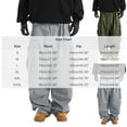 thumbnail image 6 of SAWOBUUN Men's Cargo Pants Baggy Parachute Trousers Loose Fit Streetwear Hip Hop Harem Pants for Daily Wear, 6 of 7