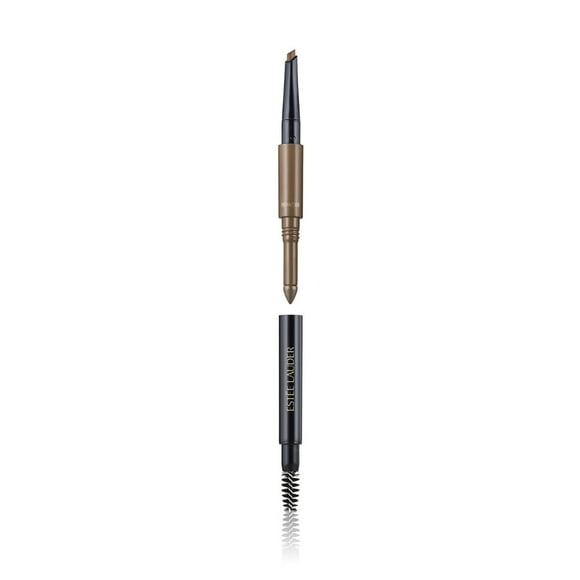 Estée Lauder The Brow Multi-Tasker 3-in-1 Tool | Eyebrow Pencil, Powder and Brush, 02 Light Brunette