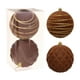 thumbnail image 2 of Uuiauoio 2pcs Flocked Christmas Ornament Set , Hanging Decor for Tree Display, Holiday Home Accent,Shatterproof Balls Ornaments for Xmas Tree Decorations, 2 of 6