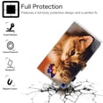thumbnail image 2 of Allytech Flip Case for Samsung Galaxy Tab A7 Lite 8.4 inch SM-T220/T225 2021 Released, Premium PU Leather Scratch-Free Kickstand Card Slots Case for Galaxy Tab A7 Lite 2021(SM-T220), Cute Cat, 2 of 5