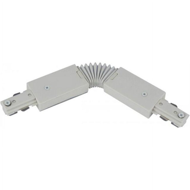 Cal LightingHT-285-BK Connecteur Flexible avec Entrée de Courant pour Systèmes HT Track - Noir