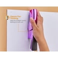 thumbnail image 6 of Bostitch Flat Clinch Stapler, 40 Sheets, Metallic Purple, 6 of 7
