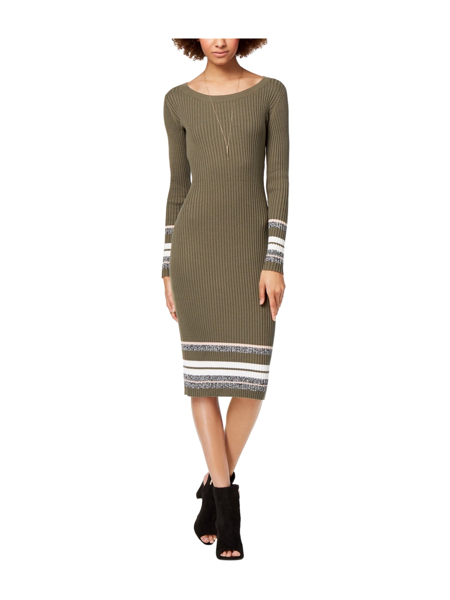 womens midi sweater dress