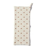 Baby Towel Soft Burp Cloth Toddler Breathable Thick Wash Cloth Rectangle Face Towel Drooling Bib Kindergarten Facecloth love