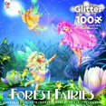 thumbnail image 2 of Ceaco - Forest Fairies Glitter - Fairies with Dancing Frogs - 100 Piece Kids Interlocking Jigsaw Puzzle, 2 of 6