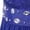 Royal Blue, variant on Hansber Flower Girls Sleeveless Glitter Lace Romper Dress Asymmetrical Chiffon Wedding Pageant Party Gown Royal Blue 8
