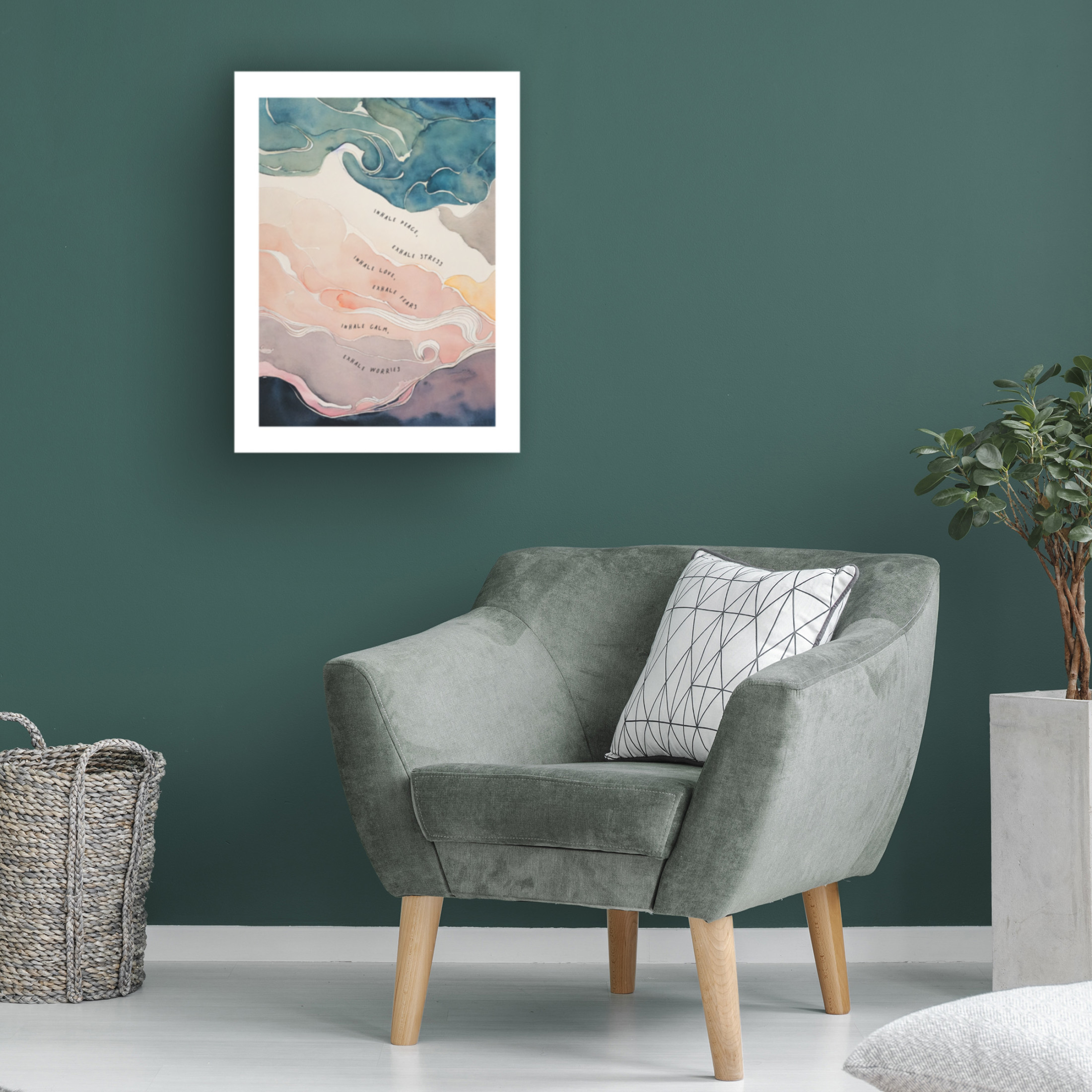 Trademark Fine Art Beth Cai Inhalesequence Canvas Wall Art
