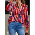 thumbnail image 5 of PRETTYGARDEN Women's Boho Floral Blouses Dressy Casual, 5 of 6