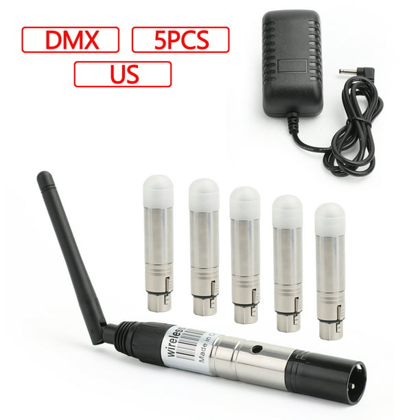 DMX512 Wireless Transmitter Receiver Controller 2.4G Stage Lighting US - Walmart.com