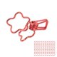 thumbnail image 4 of Mini Clips De Papel, Clips De Carpeta Con Forma De Flor De Diseño Hueco, Hierro De Metal, 100 Piezas, Compacto, Portátil Para Ropa Para Documentos ANGGREK  Otros, 4 of 8