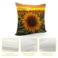 thumbnail image 4 of COMIO  Farm Sunflower Printed Decorative Throw Pillow Covers Pillow Cover for Sofa Couch Bed Car, 4 of 5