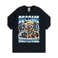 thumbnail image 1 of Men's Funny Raccoon Meme T Shirt Become Ungovernable Slogan & Raccoon Gang Graphic, 1 of 5