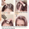 thumbnail image 2 of Clips Moelleux de Racine de Cheveux Bangs Coiffure Coiffure Épingles à Cheveux Paresseux Bouclés Tube Portable Voyage Rouleaux Curlers Lavables 2PCS Rose Rouge, 2 of 7