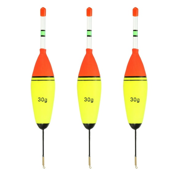 0.7oz Fishing Glowing Bobbers with Swivel EVA Fishing Float without Glow Sticks, 3 Pack