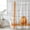 Yellow Orange Grey, variant on Sage Green Pumpkin Shower Curtain, Waterproof Shower Curtains for Bathroom, Thanksgiving Fall Leaf Retro Stripe Washable Fabric Bathtub Curtain Set Bath Decor with 12 Hooks Long 72"x84"