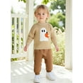 thumbnail image 6 of BemeyourBBs Baby Boy Girl Halloween Sweater Pumpkin/Ghost Long Sleeve Knit Tops, 6 of 8