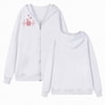 thumbnail image 4 of Towmus Christmas Sweatshirts Women's Casual Long Sleeve Cute Graphic Full Zipper Loose Pullover Tops, 4 of 4