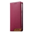 thumbnail image 2 of Dierfeng Leather For Samsung Galaxy S26+ 5G Wallet Case with RFID Blocking, Wallet for Women Men Card Holder Magnetic Clasp Kickstand Folio Case,Red,For Galaxy S26+ (5G), 2 of 8
