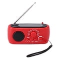 thumbnail image 1 of Radio à Manivelle Solaire, Légère 3 LEDs Radio d'Urgence pour Randonnée, 1 of 7